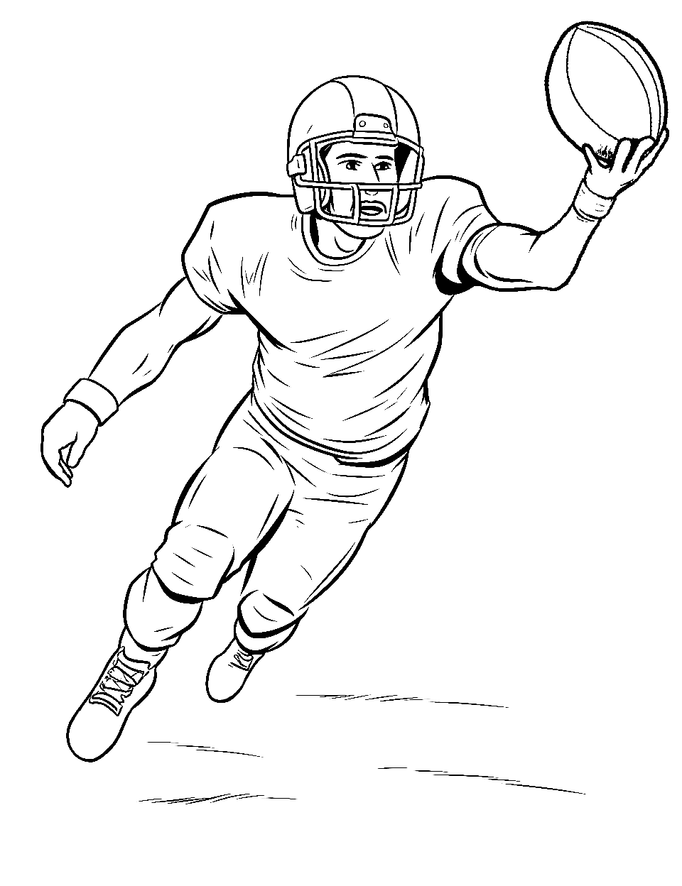 Play Football Coloring Pages