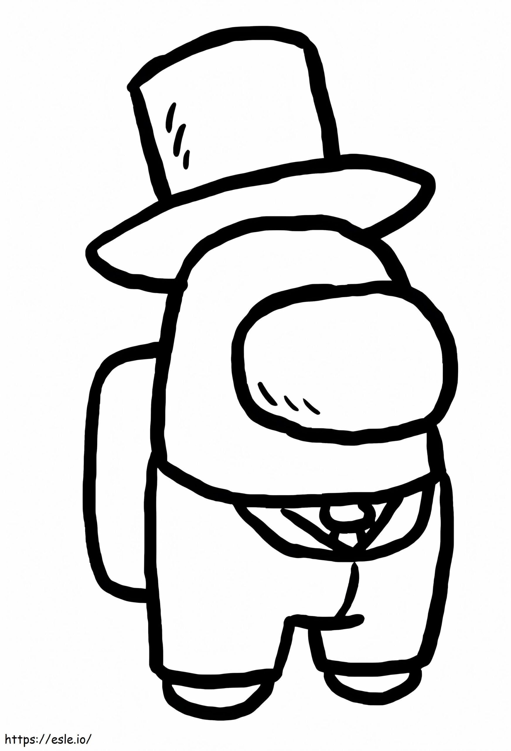 Among Us 17 Coloring Page