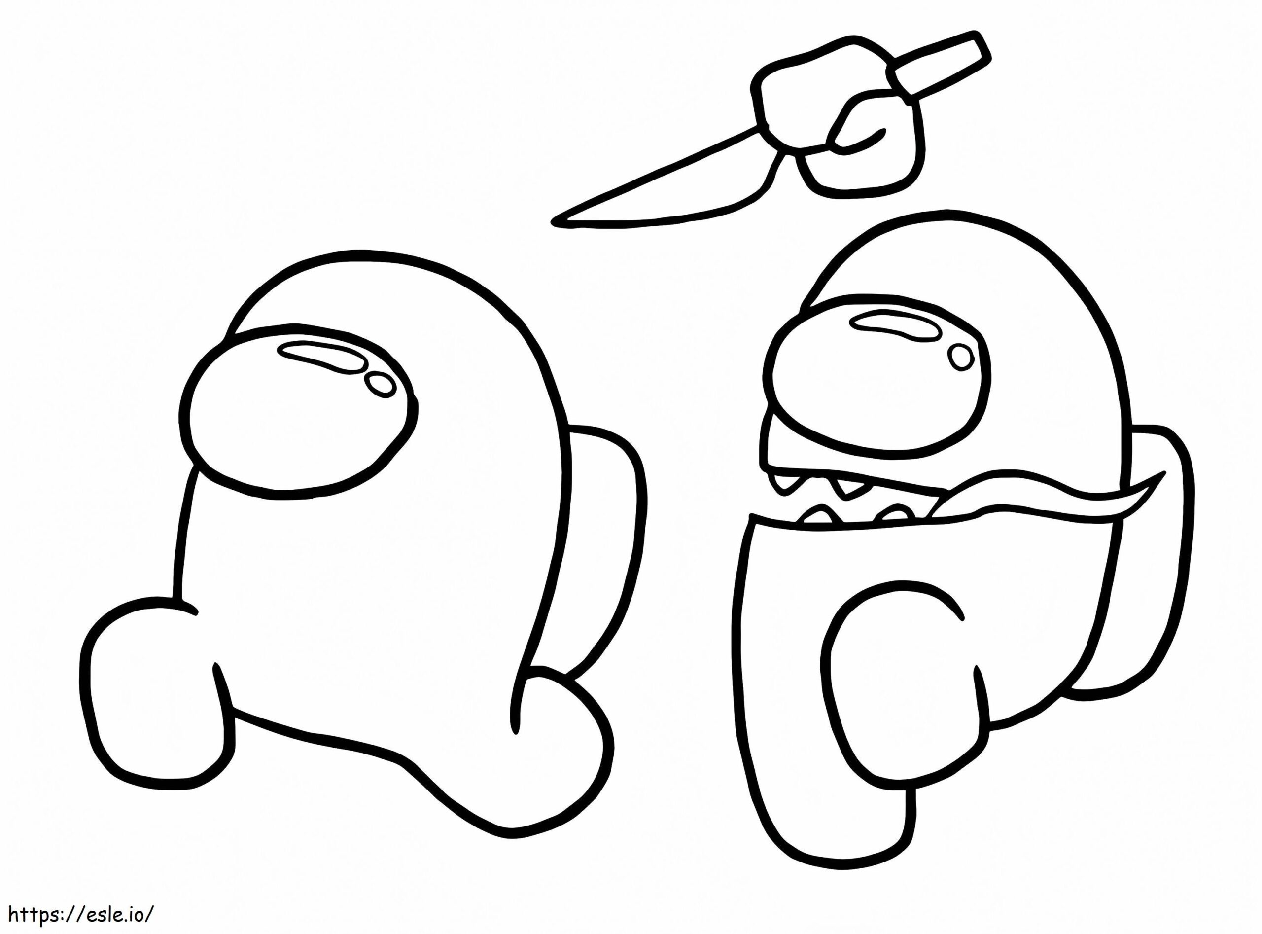 Among Us Coloring Pages Printable Dead Body