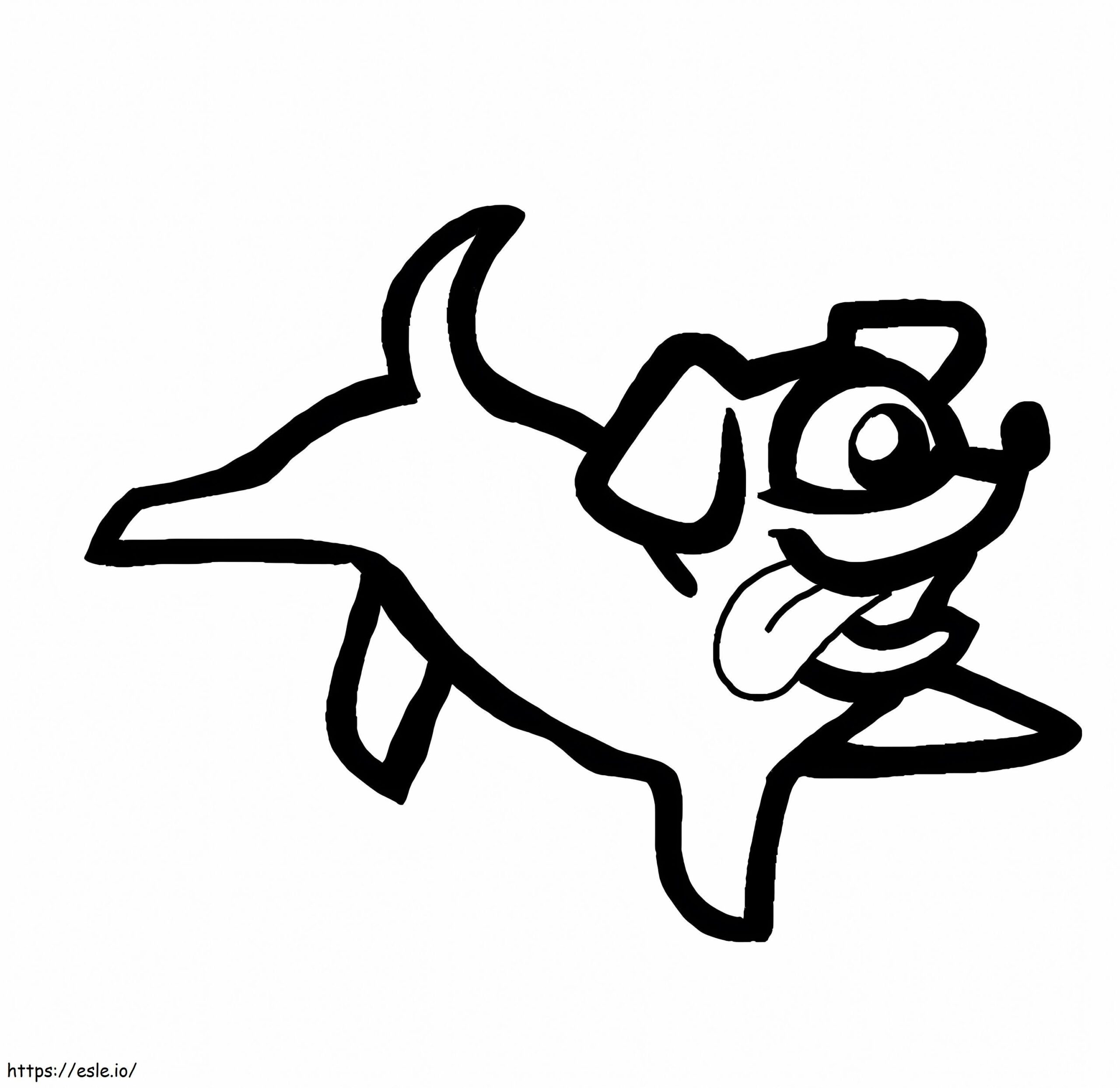 Among Us Chien 1 1024X995 Coloring Page