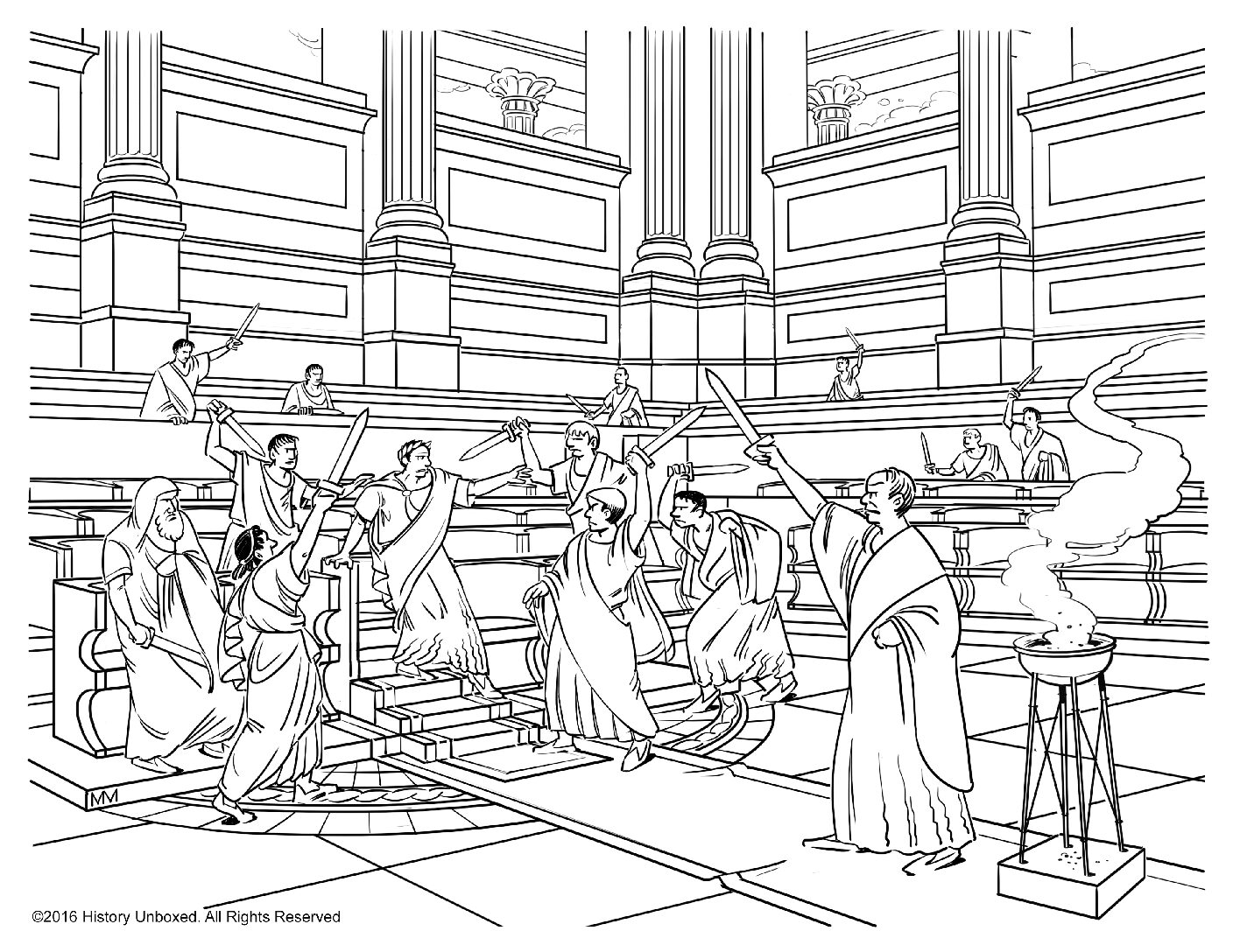 Ancient History Coloring Book Penpal Letters eBook History Unboxed