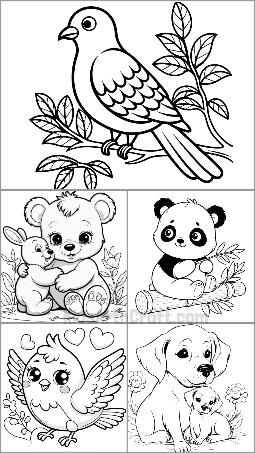 Easy Coloring Pages Of Animals Easy Coloring Pages Of Animals