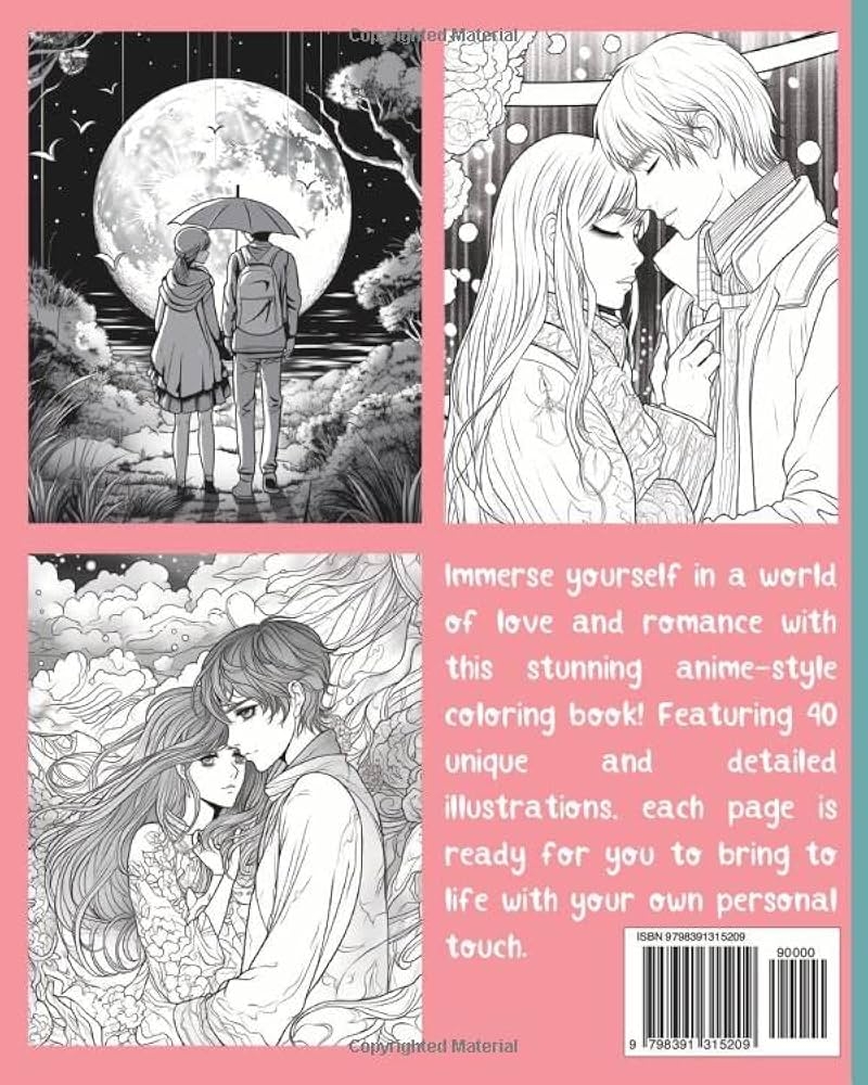 Anime Romance A Coloring Book Of Love And Romantic Shojo Manga Scenes Featuring Beautiful Boys And Girls For Adults And Teens Daniel Bauer 9798391315209 Amazon Books Anime Romance A Coloring Book Of Love And Romantic Shojo Manga Scenes Featuring Beautiful Boys And Girls For Adults And Teens Daniel Bauer 9798391315209 Amazon Books