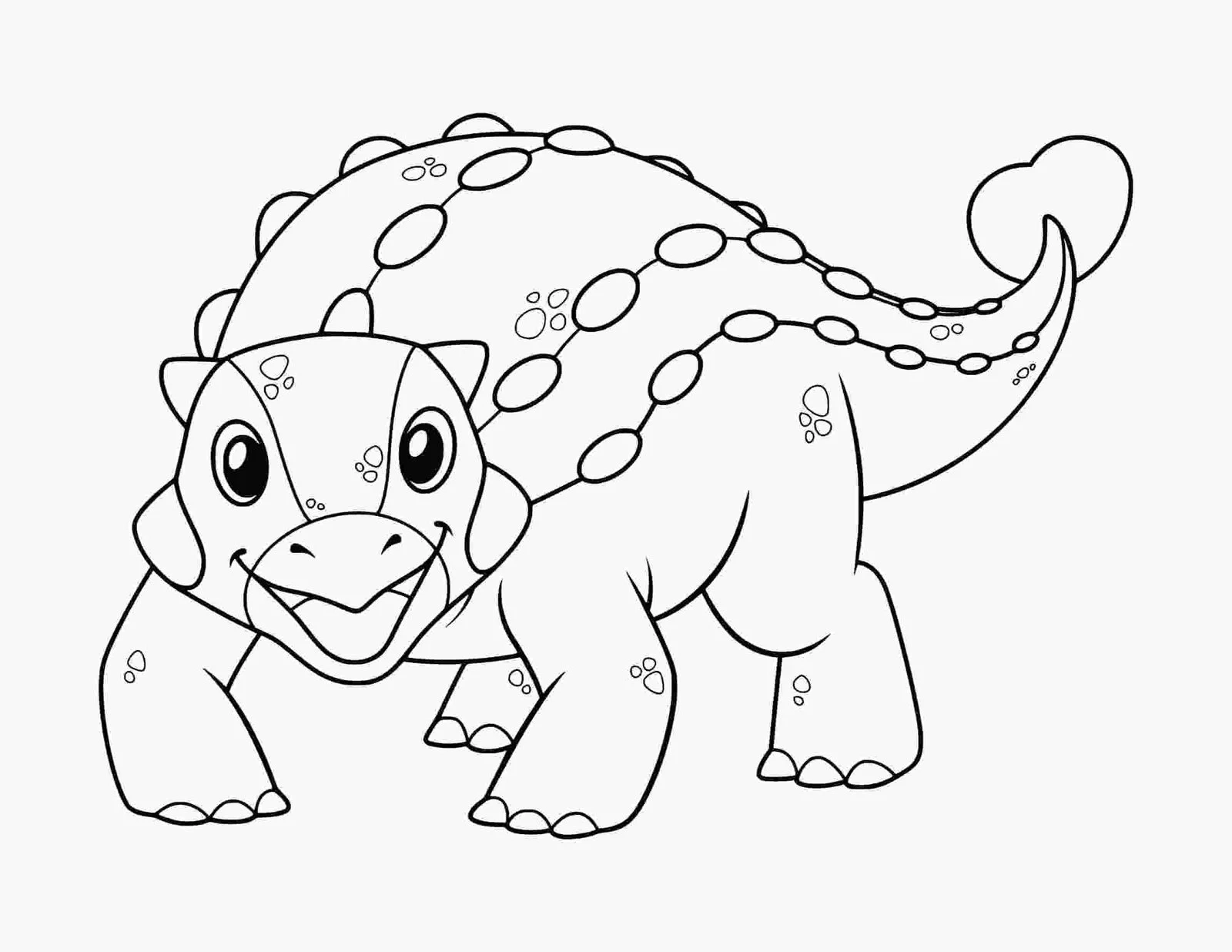 Ankylosaurus Coloring Pages To Print Free Printable Coloring Pages
