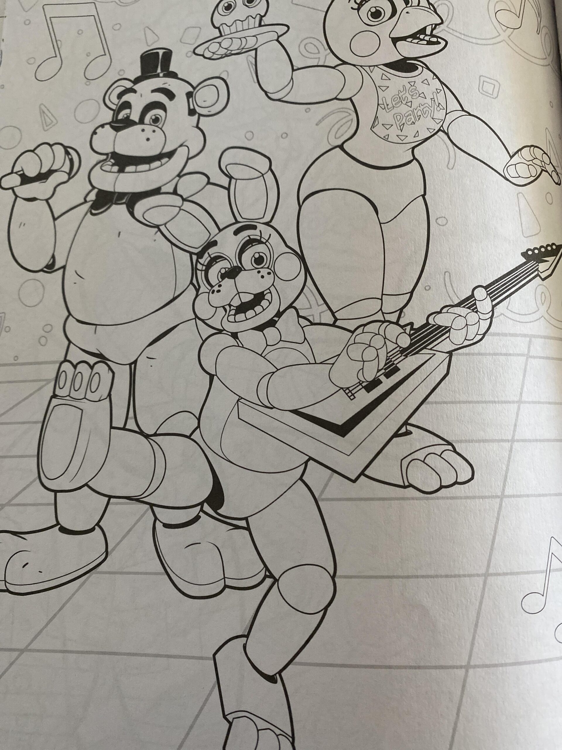 Anyone Else Notice How There s No Toy Freddy In The Fnaf Coloring Book Even On The Page With The Other Toys We Got Og Freddy And Yet They Give Us Pages With