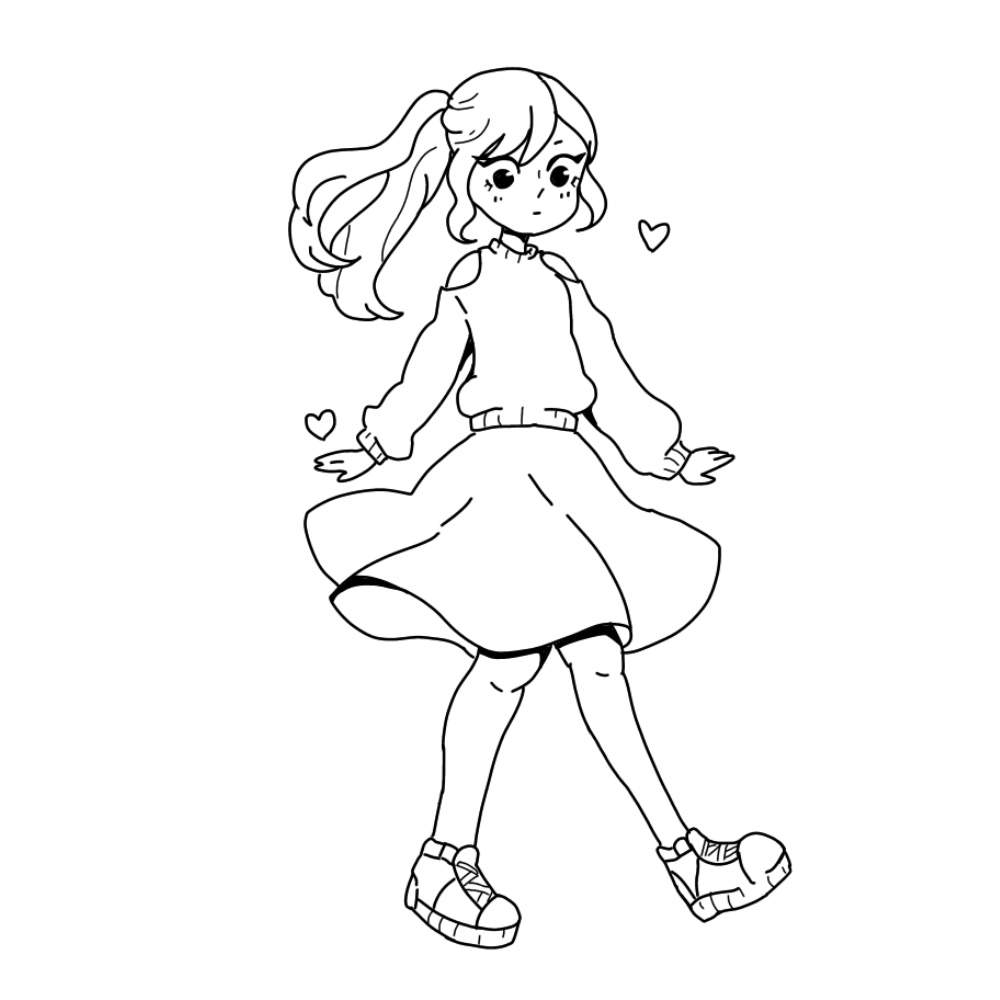 Aphmau Gacha Coloring Pages