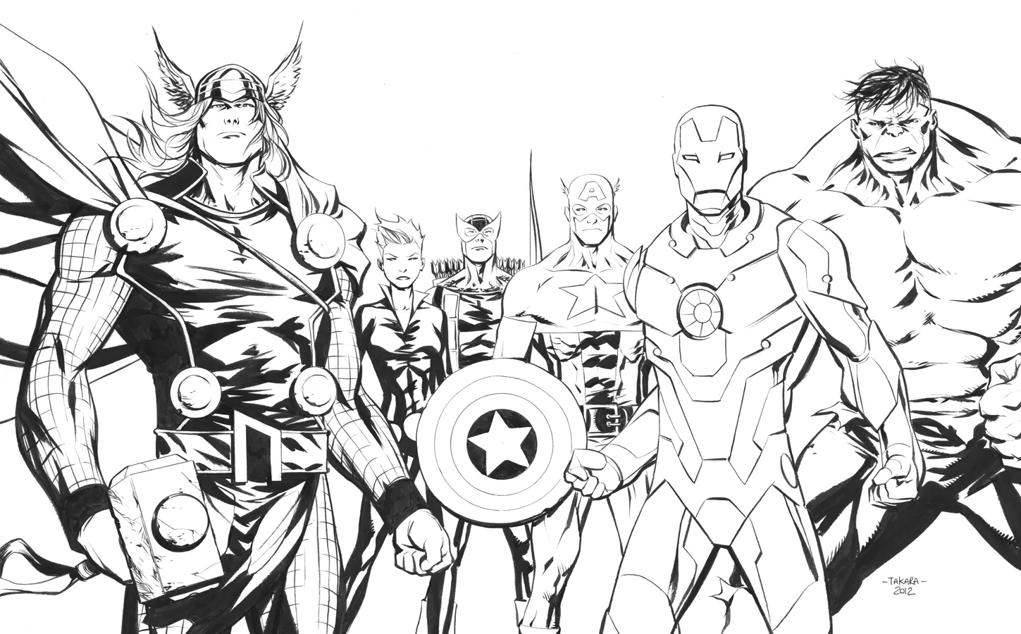 Avengers Coloring Page For Kids Avengers Coloring Pages