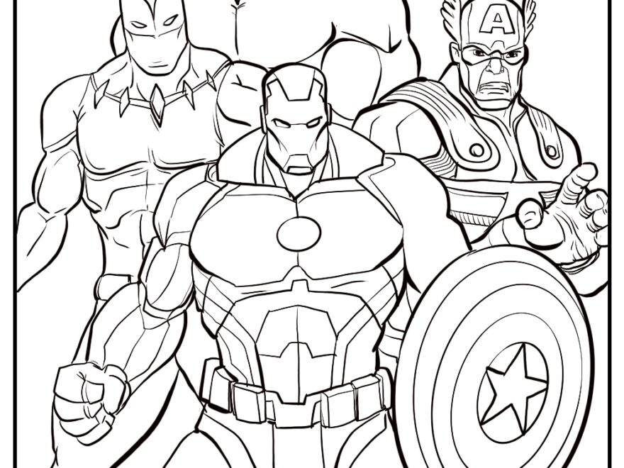 Avengers Coloring Pages 100 Free Printables