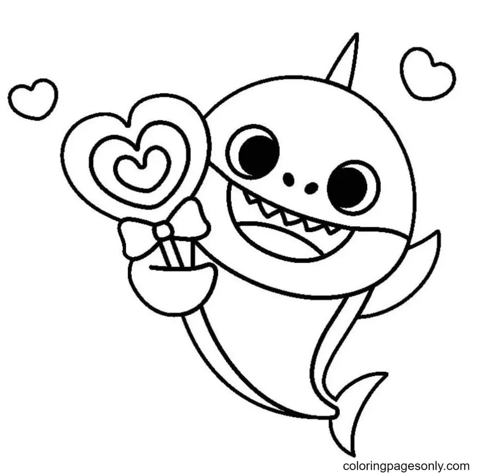 Baby Shark Coloring Pages To Print Free Printable Coloring Pages