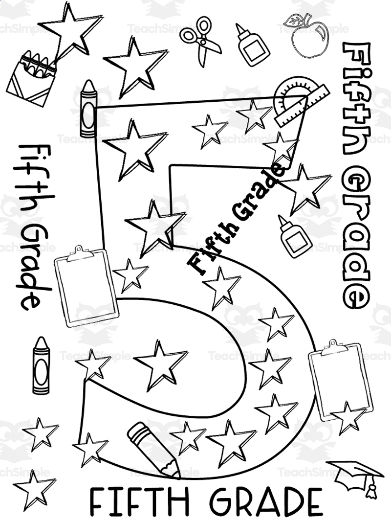 Back To School Coloring Pages By Teach Simple