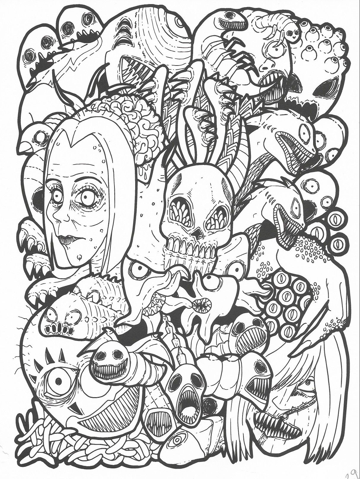 Badass Coloring Pages