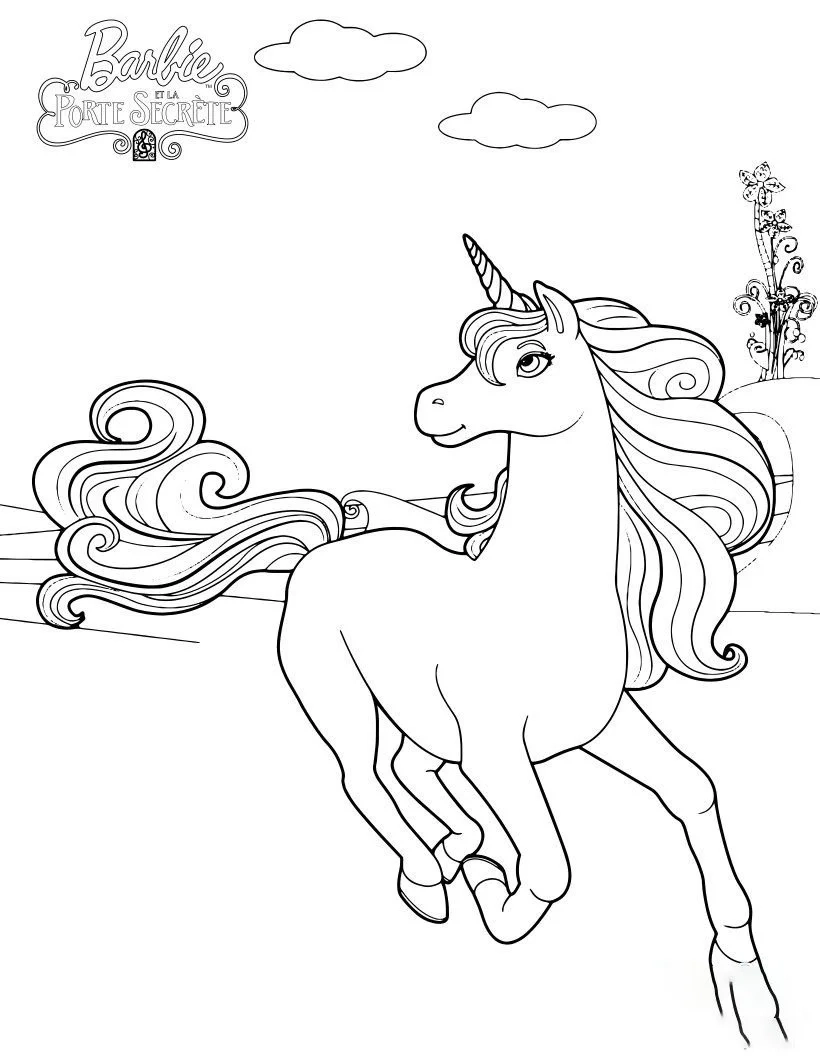 Barbie Horse Coloring Pages To Print Free Printable Coloring Pages