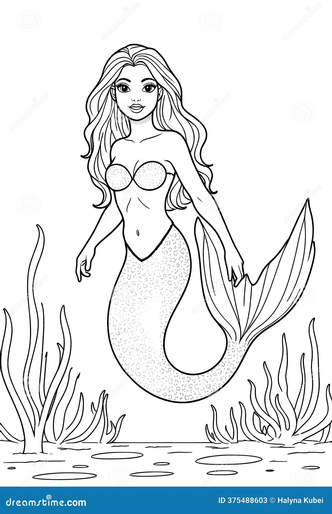 Barbie Mermaid Coloring Pages Printable