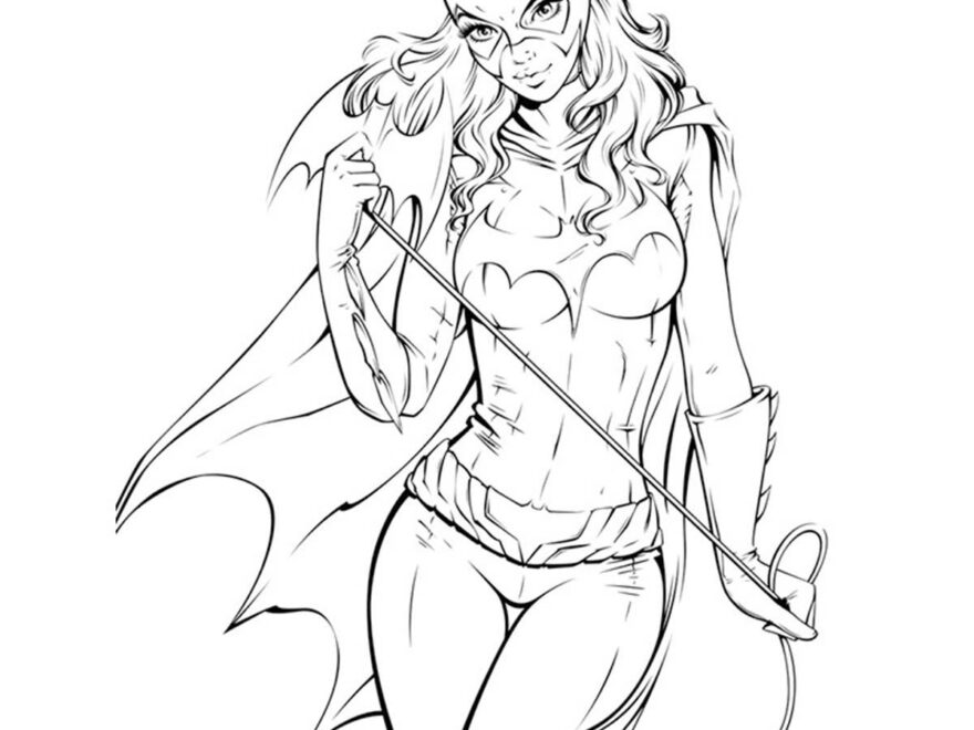 Batgirl Coloring Pages 10 Free Printables For Creative Fun