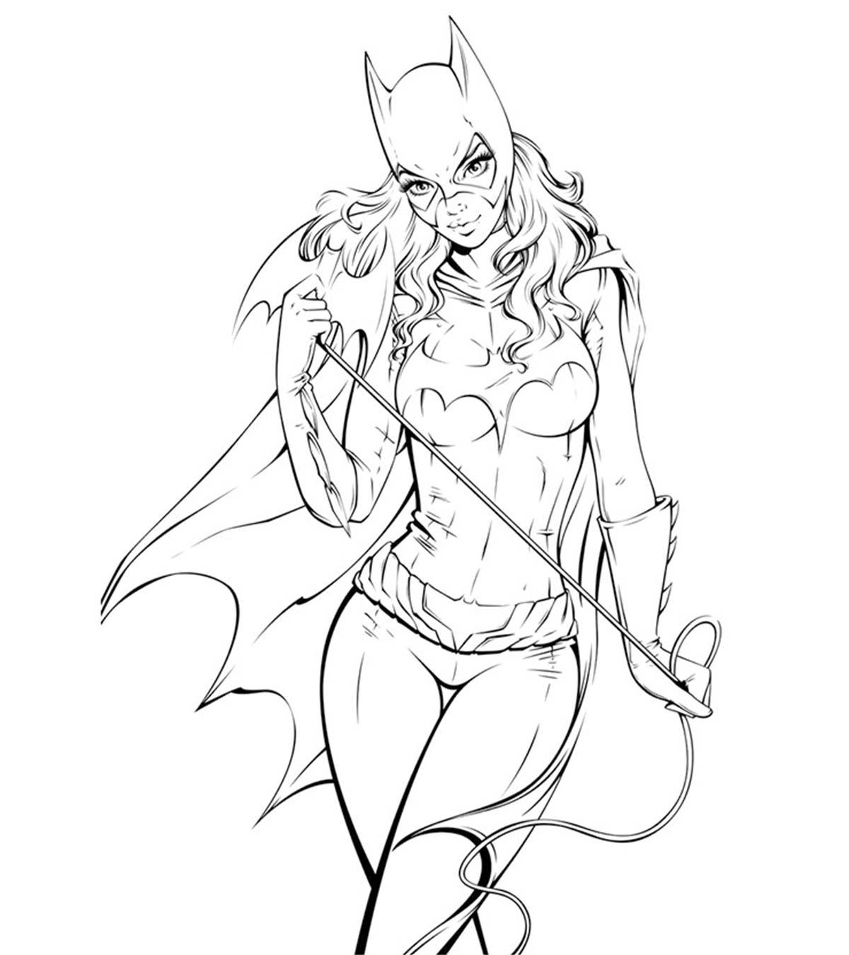 Batgirl Coloring Pages 10 Free Printables For Creative Fun