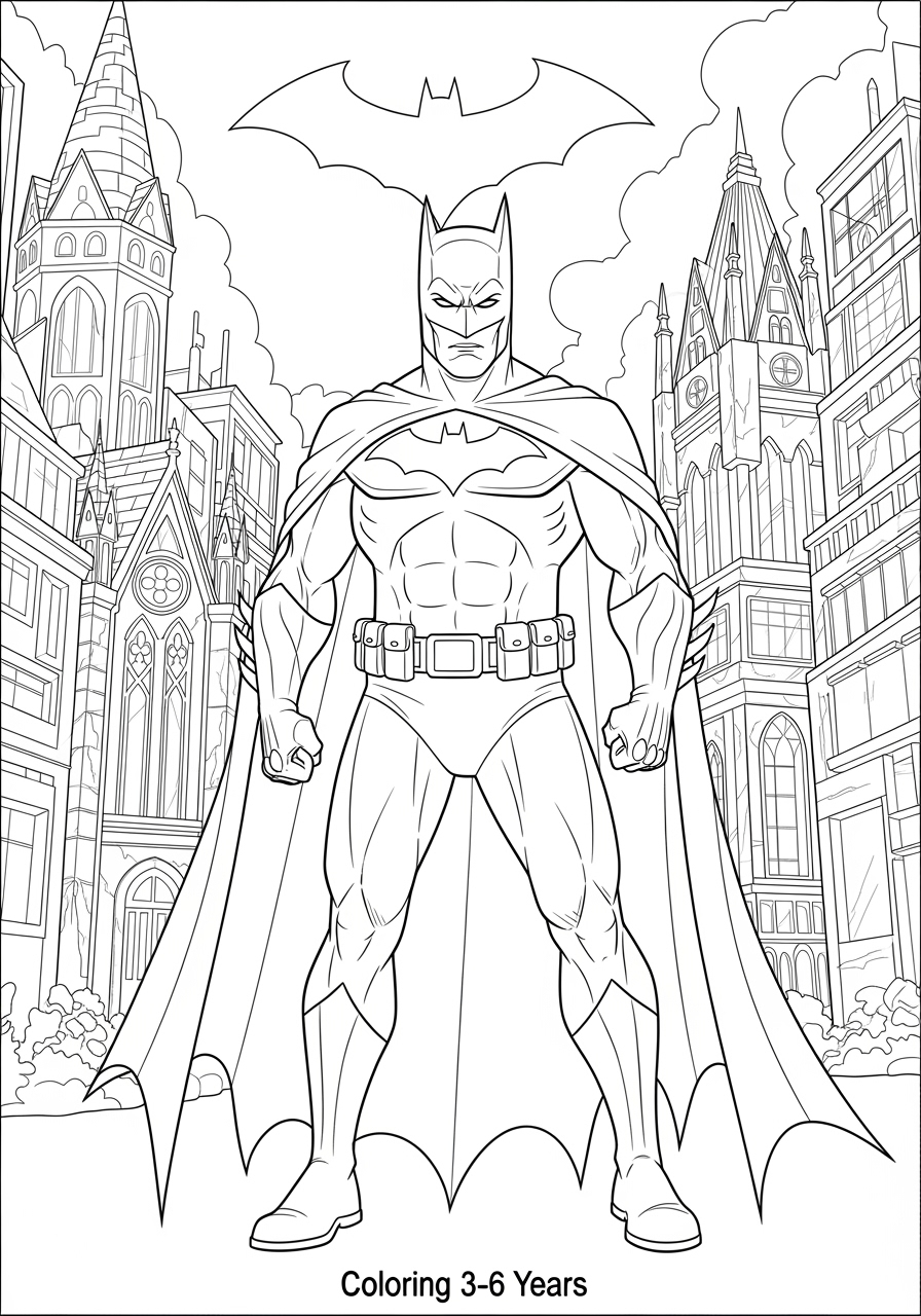 Batman Adult Coloring Pages Free Printable Designs