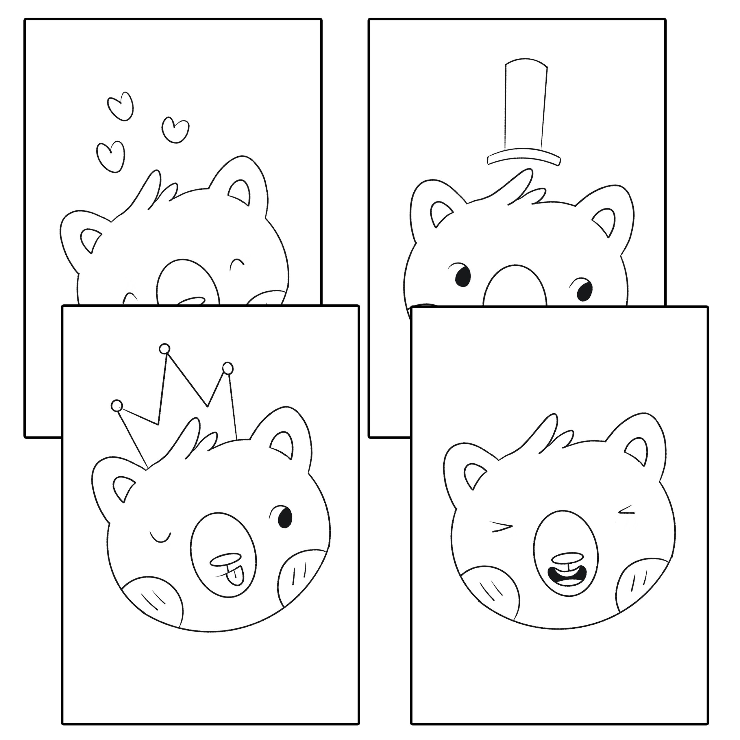 Brown Bear Coloring Pages For Preschool