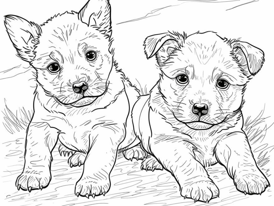 Belgian Malinois Coloring Pages Free Printable