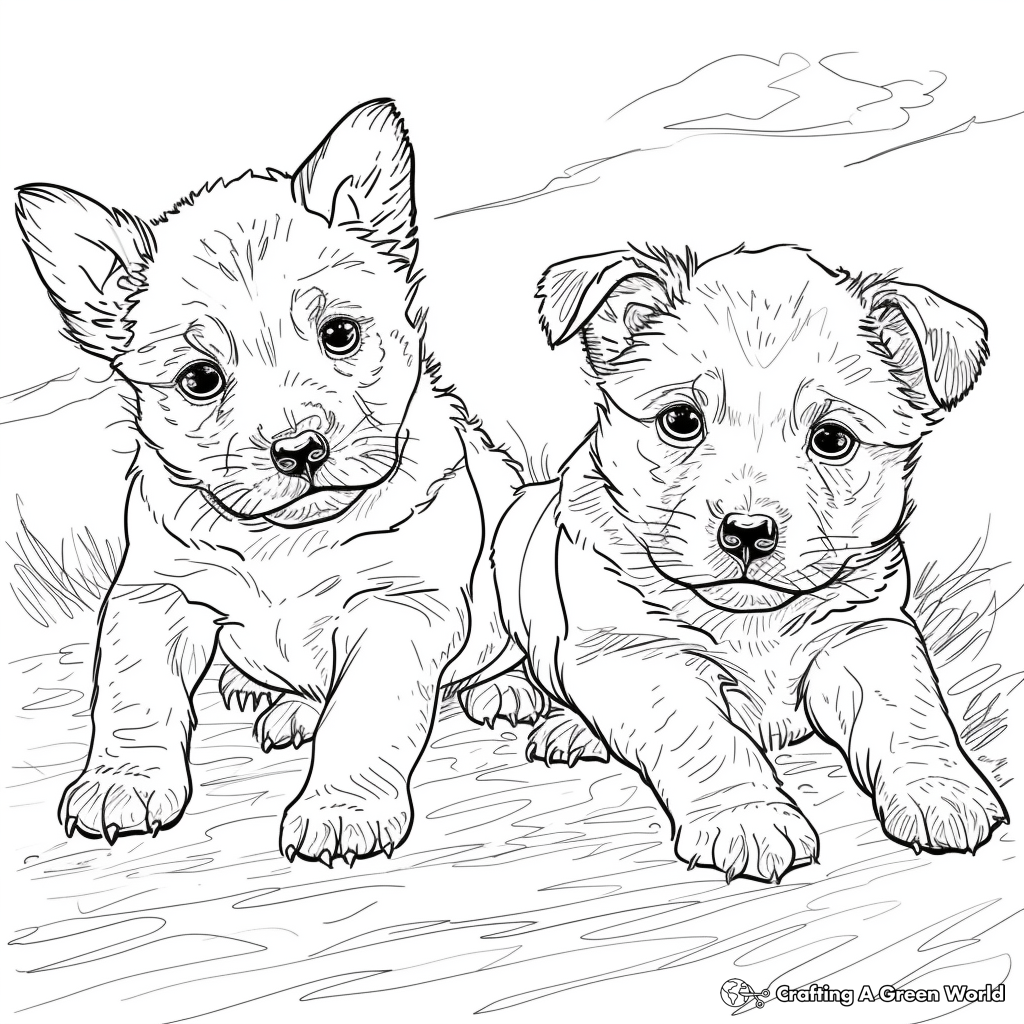 Belgian Malinois Coloring Pages Free Printable 