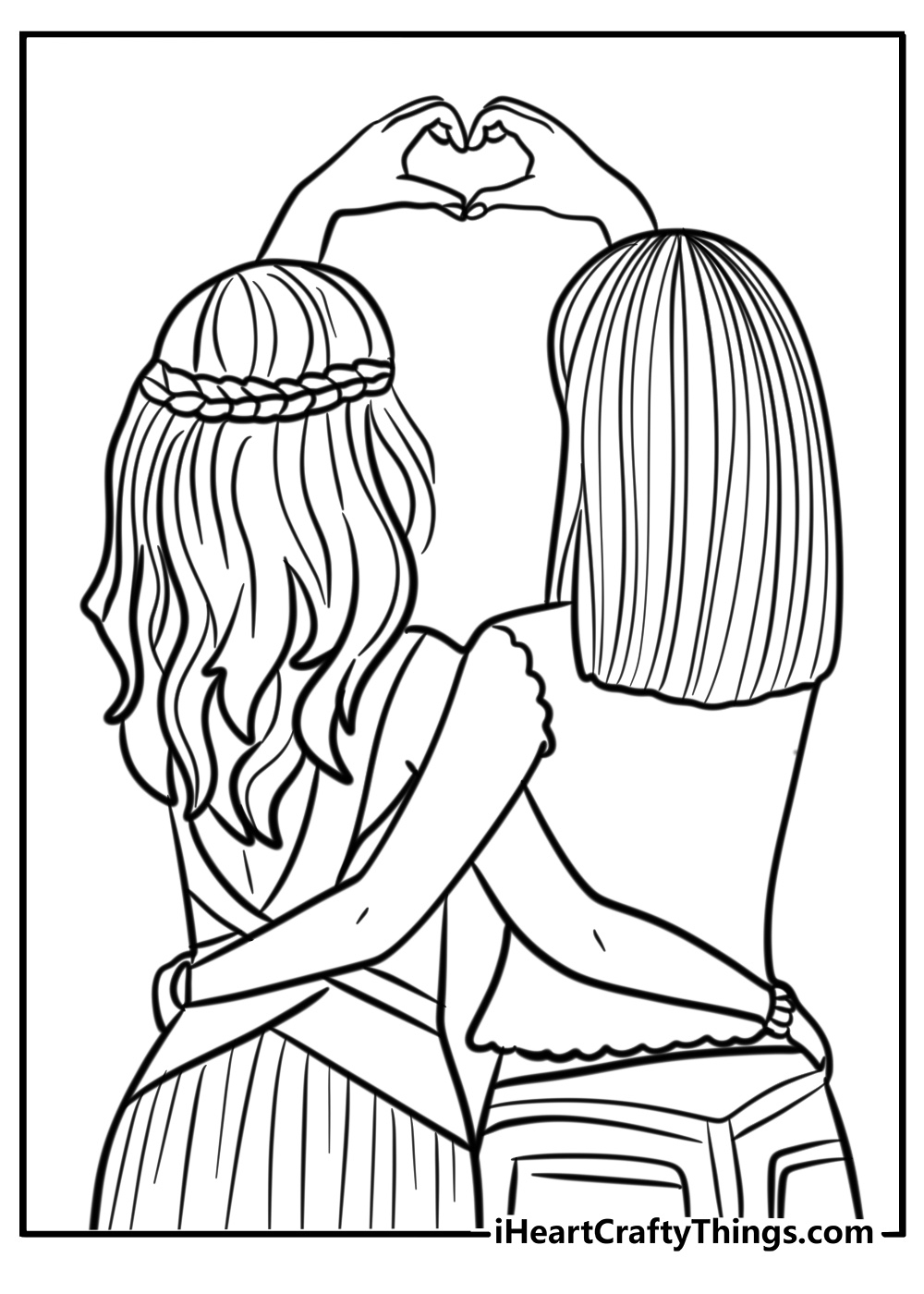 Best Friends Coloring Pages 30 Free PDF Printables For BFFs