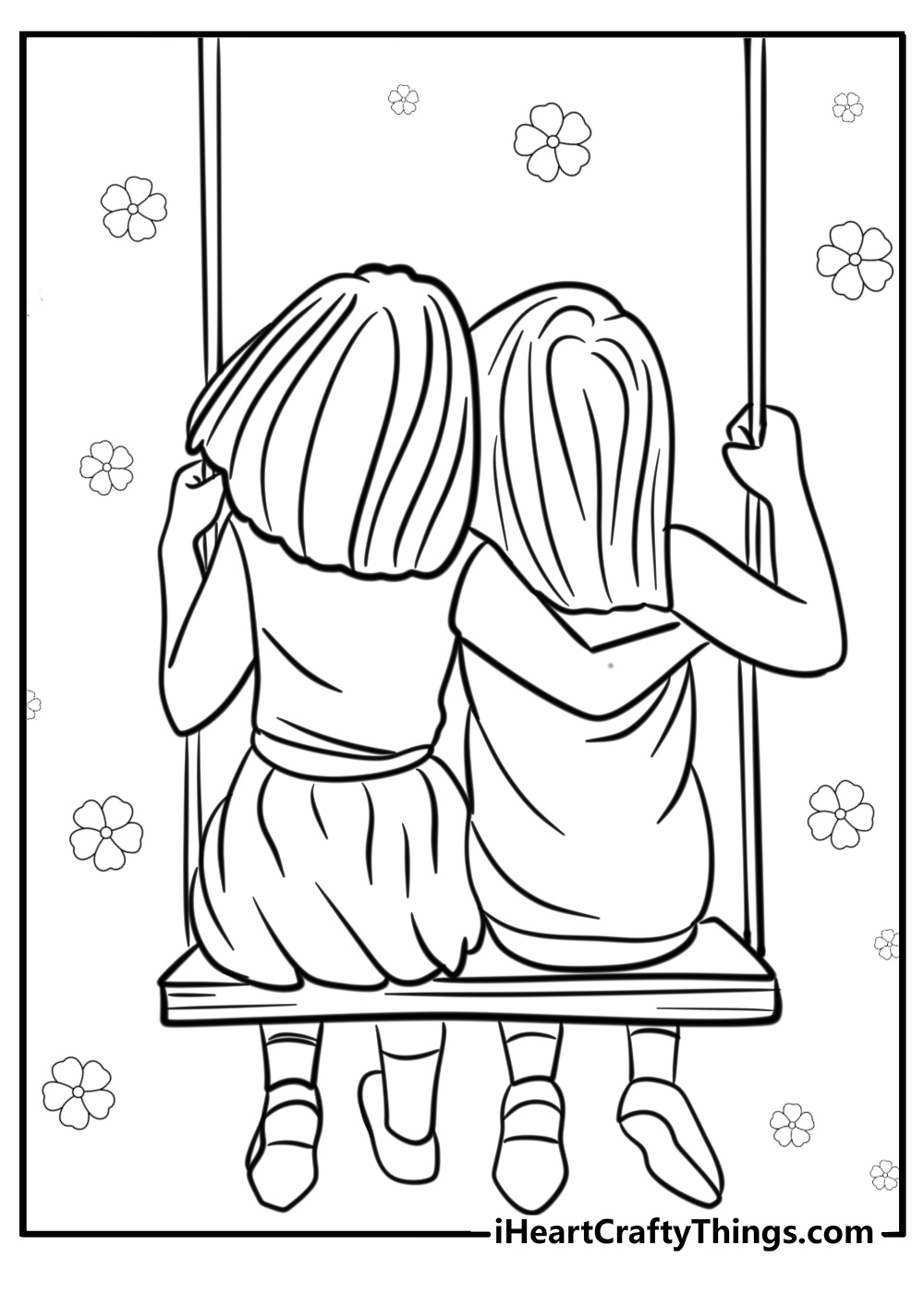 Best Friends Coloring Pages 30 Free PDF Printables For BFFs