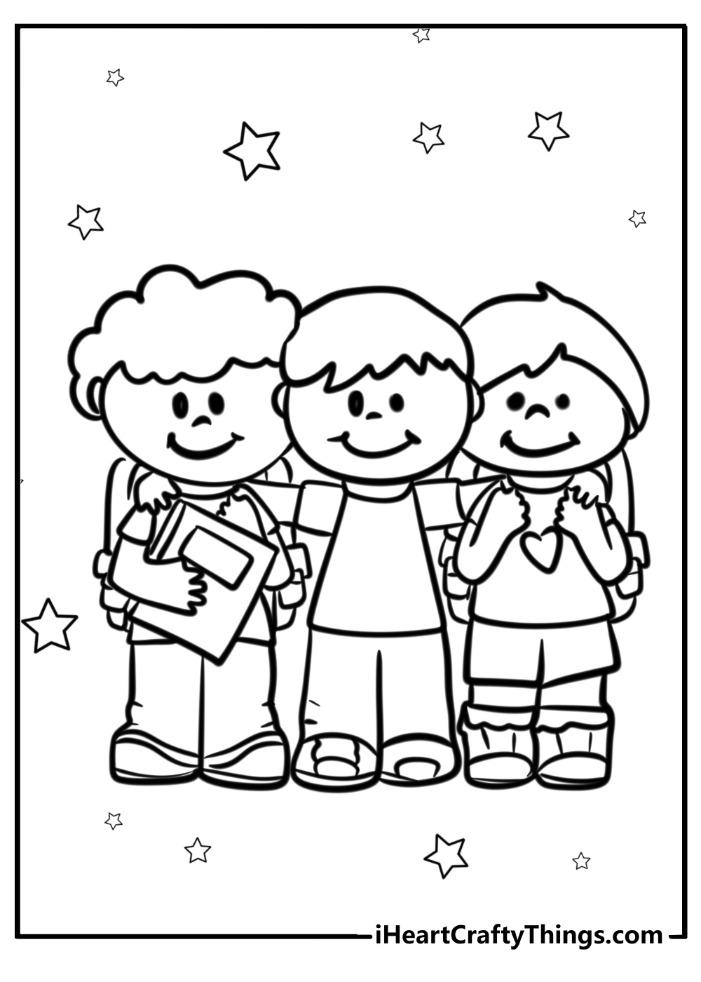 Best Friends Coloring Pages 30 Free PDF Printables For BFFs