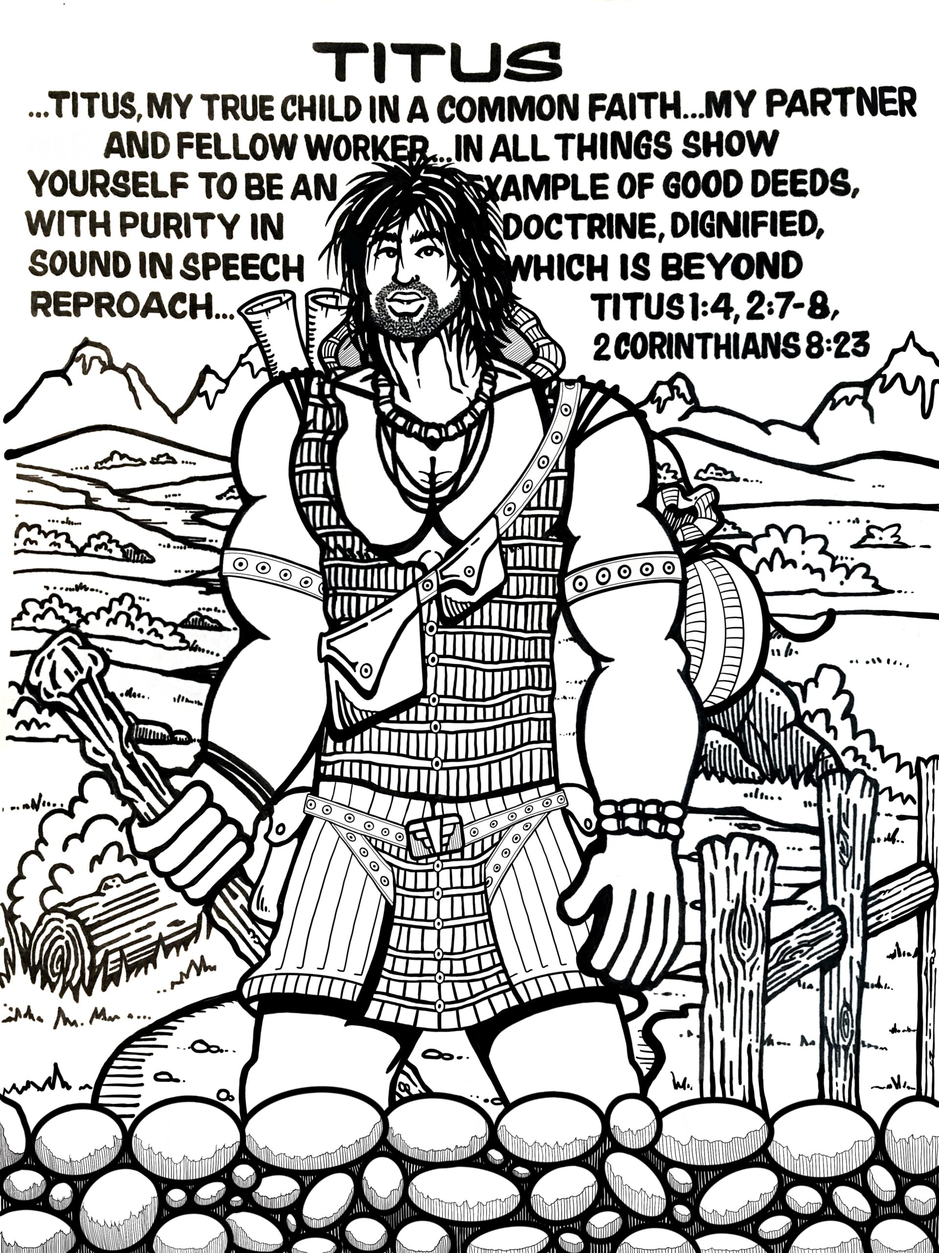 Heroes Of The Bible Coloring Pages