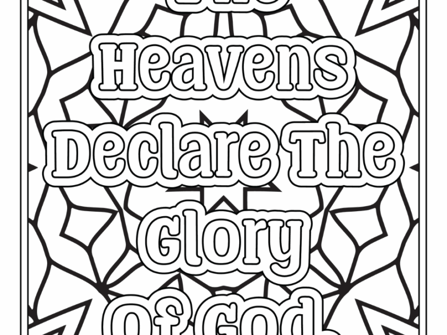 Bible Verse Coloring Pages Full