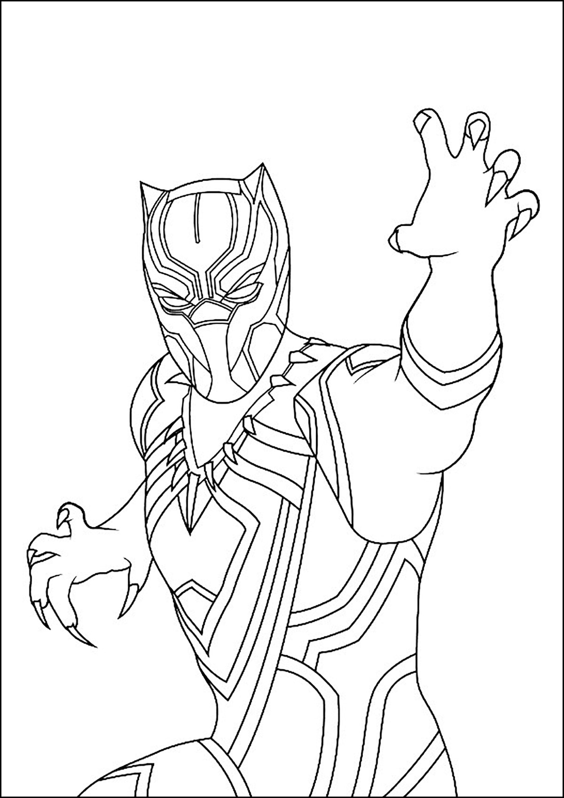Panther Coloring Pages Printable
