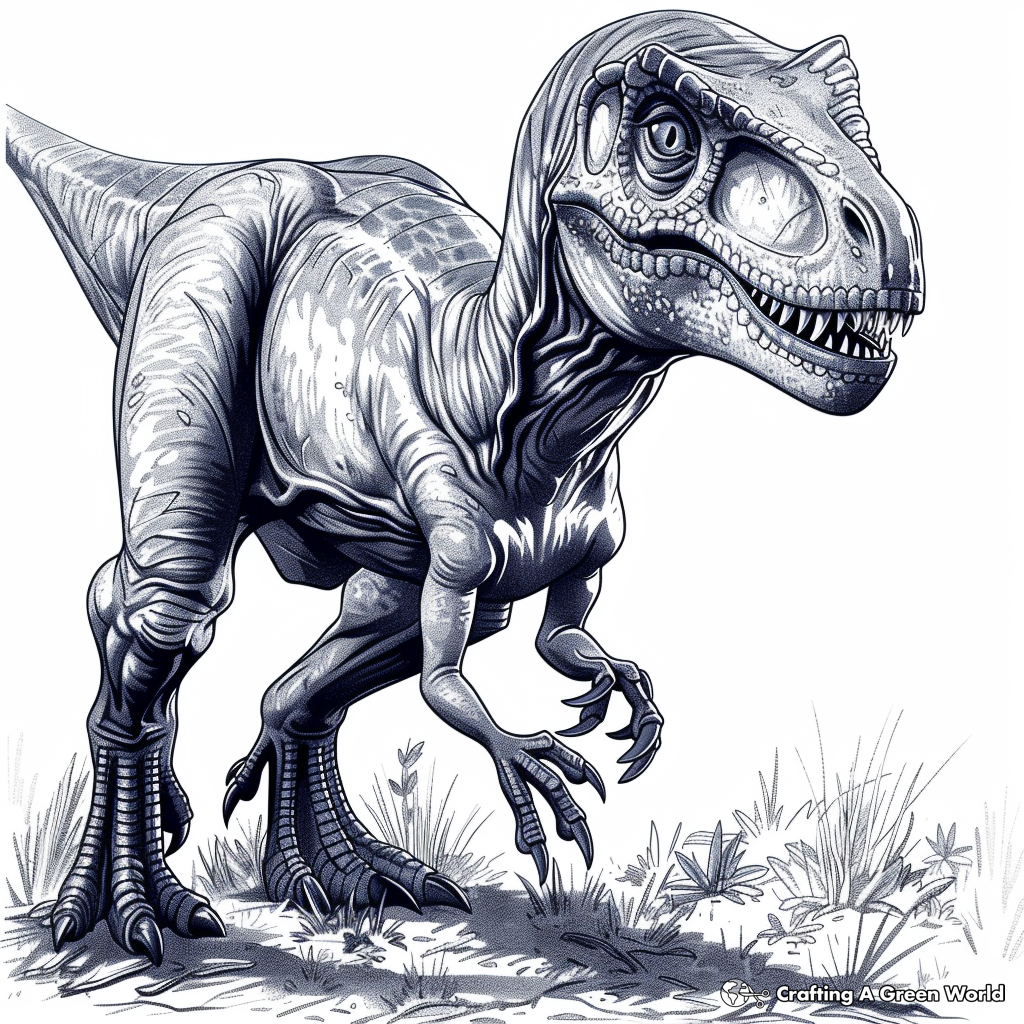 Blue Raptor Jurassic World Blue Coloring Pages Free Printable 