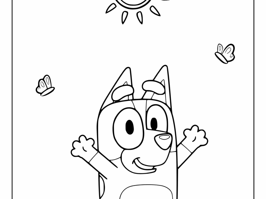 Bluey Coloring Pages 45 Free Printable PDF