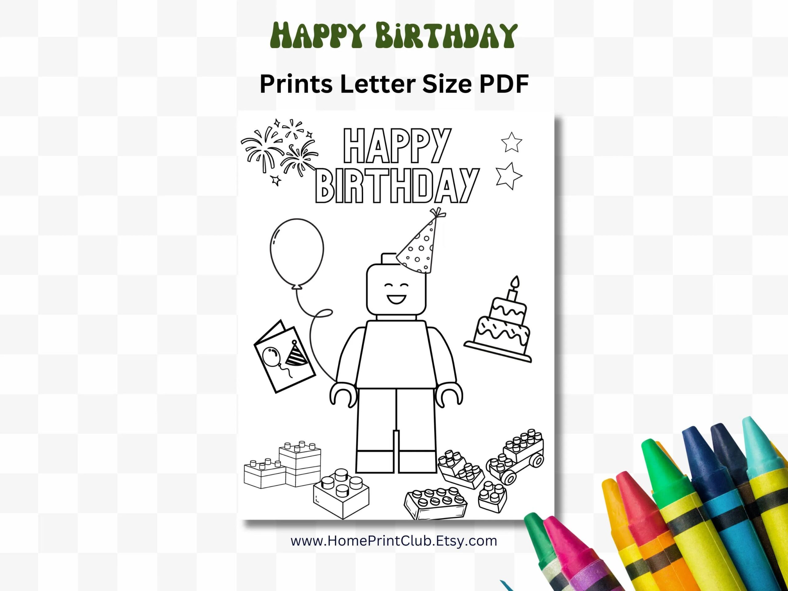 Happy Birthday Son Coloring Pages