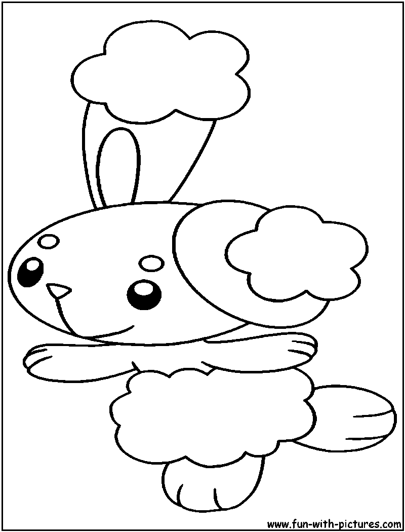 Buneary Coloring Page Buneary Coloring Page