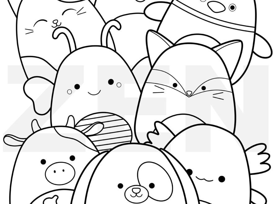 Buy Squishmallow Coloring Page Printable Squishmallow Coloring Page Squishmallow Downloadable Coloring Sheet Coloring Page For Kids Coloring Online In India Etsy