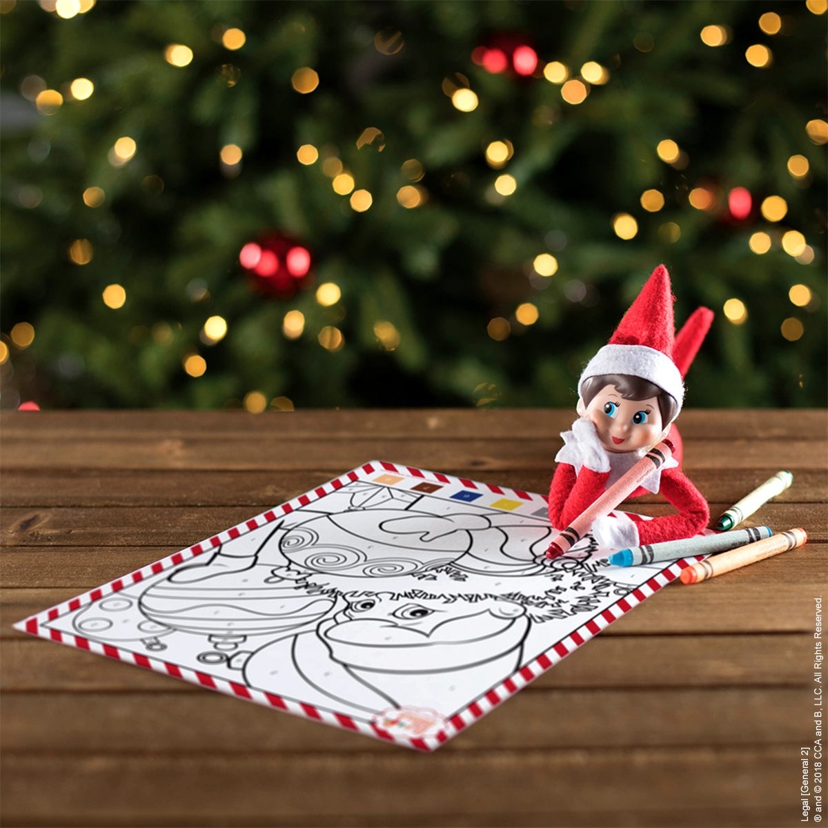 Elf On The Shelf Christmas Coloring Pages Printable