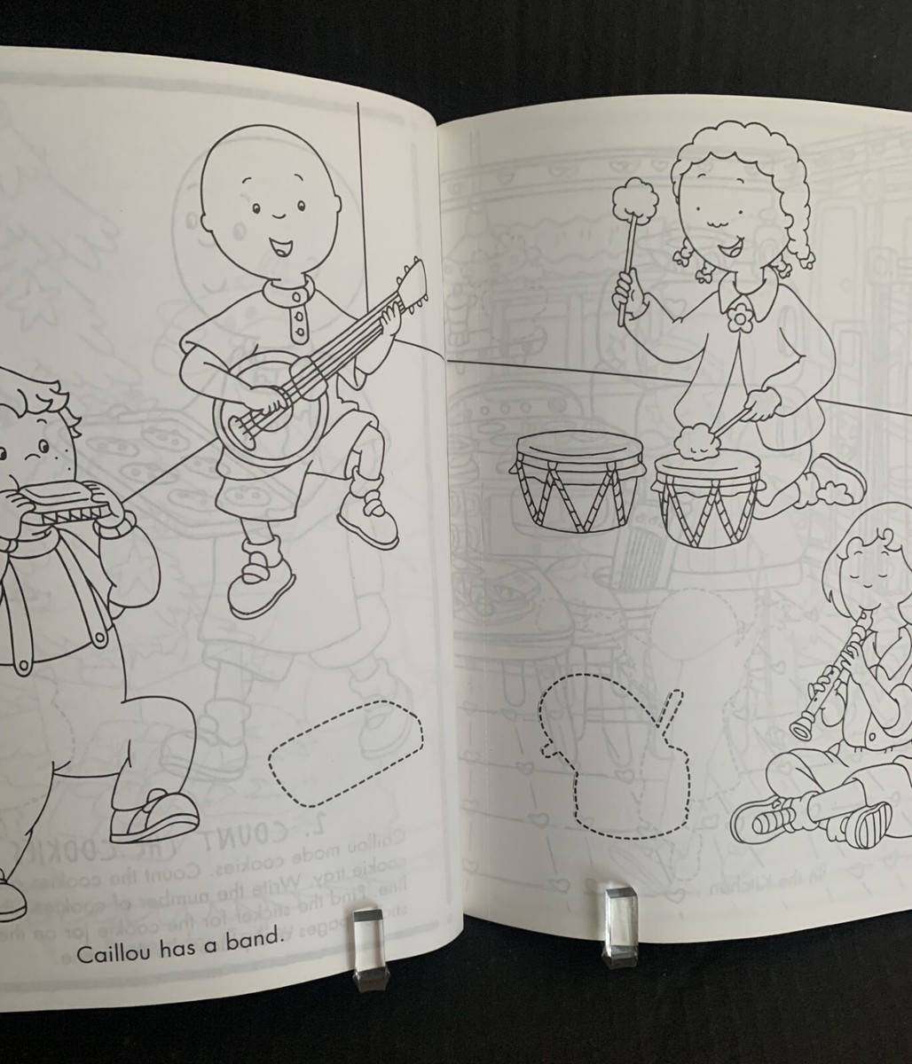 Caillou Beach Coloring Pages