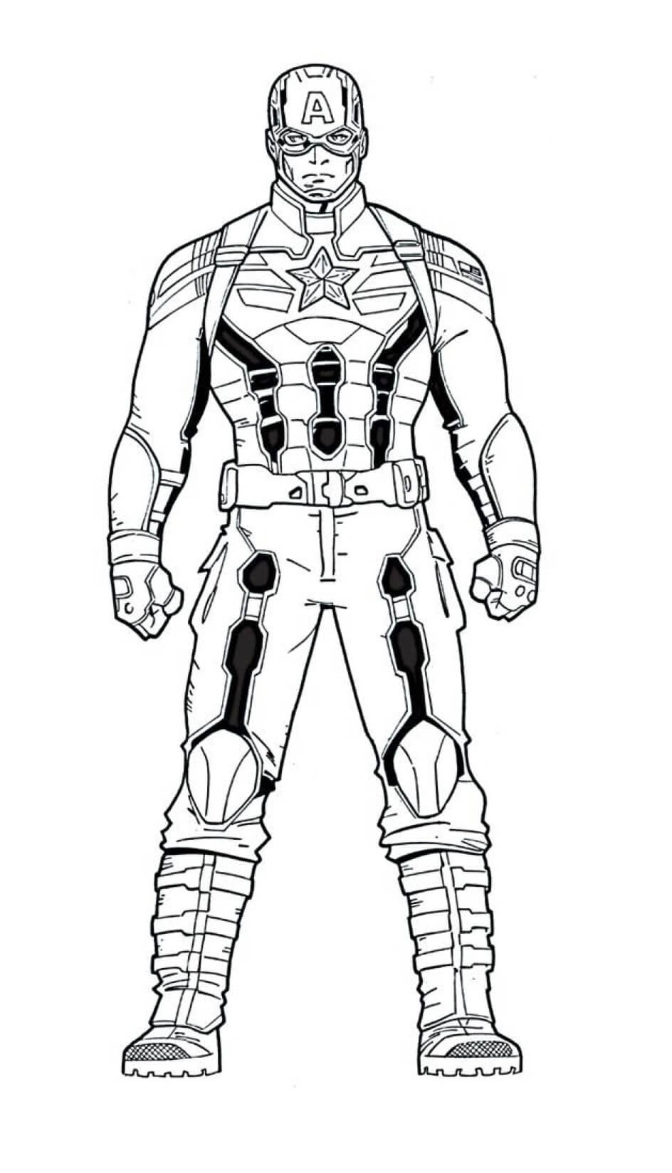 Captain America 2 Coloring Pages