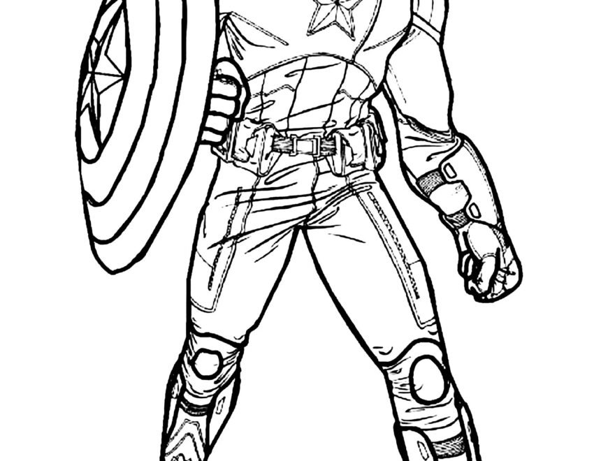 Captain America Captain America Coloring Pages