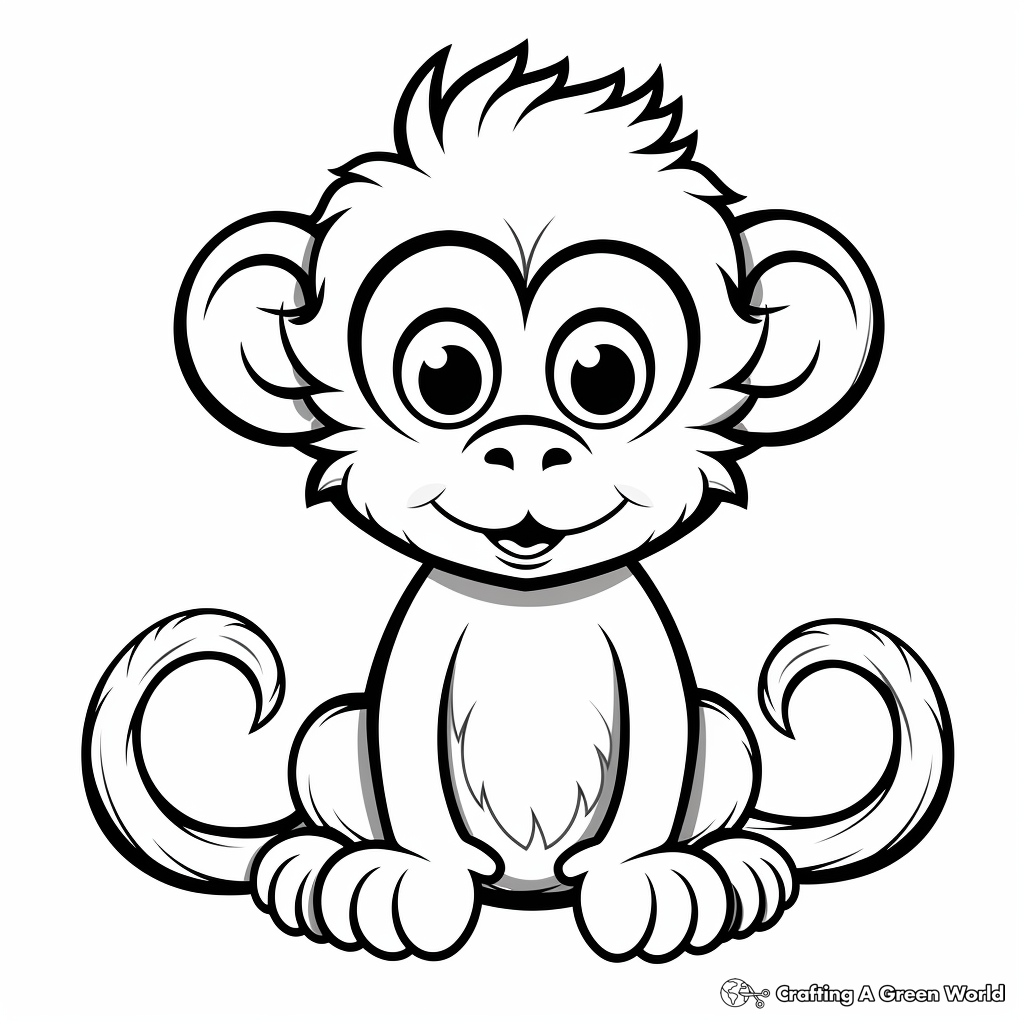 Cartoon Animals Coloring Pages Free Printable 