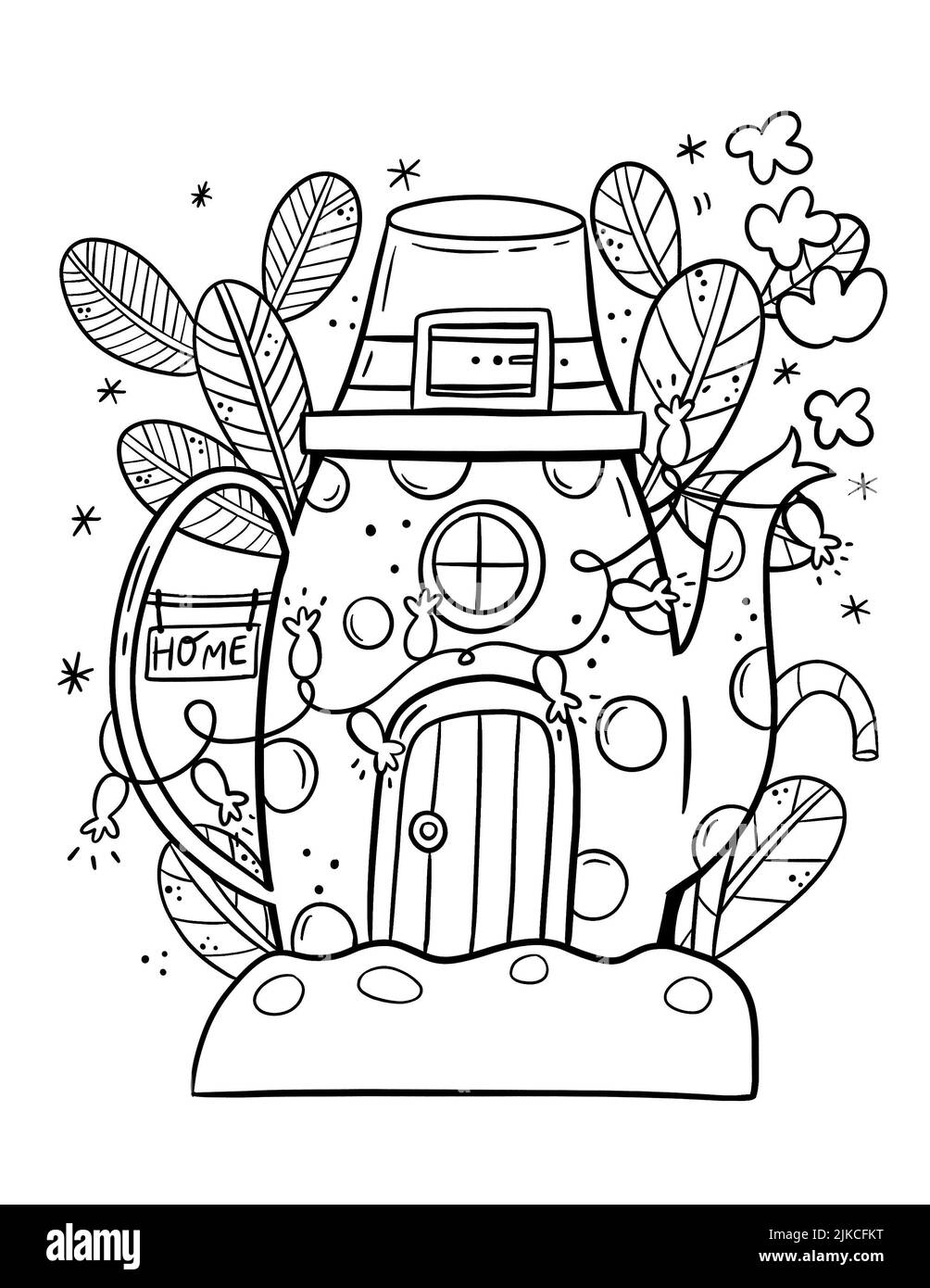 Home Coloring Pages For Adults
