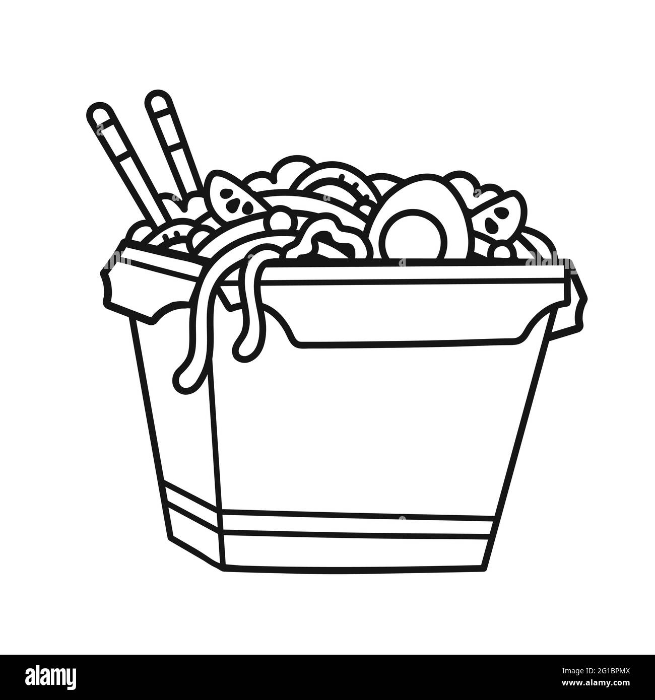 Chinese Food Coloring Pages