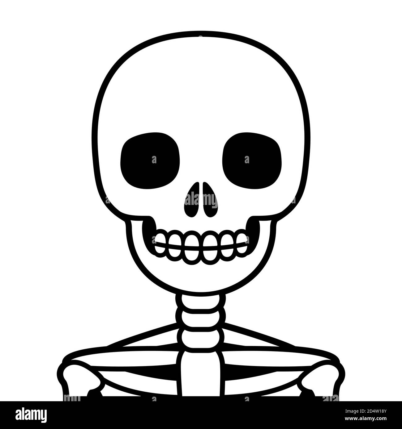 Sick Skull Coloring Pages