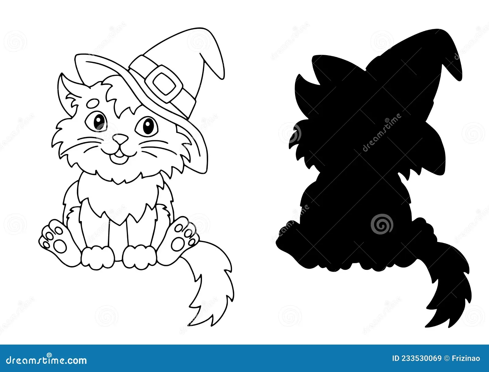 Cat Halloween Coloring Page Stock Illustrations 970 Cat Halloween Coloring Page Stock Illustrations Vectors Clipart Dreamstime