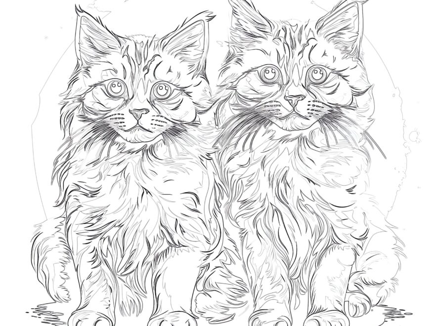 Cats Coloring Pages Coloring Pages Mimi Panda