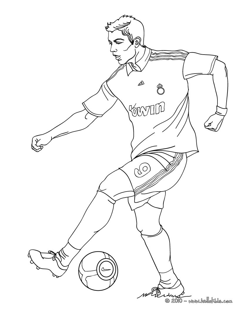 Christiano Ronaldo Playing Soccer Coloring Pages Hellokids Christiano Ronaldo Playing Soccer Coloring Pages Hellokids