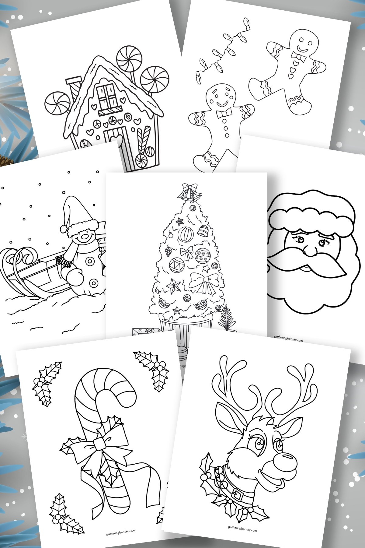 Christmas Coloring Activities For Kids Free Printable Gathering Beauty
