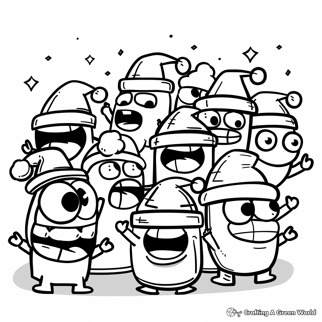 Christmas Is Among Us Coloring Pages Free Printable 