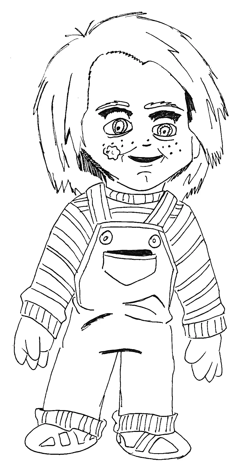 Chucky Coloring Pages To Print Free Printable Coloring Pages