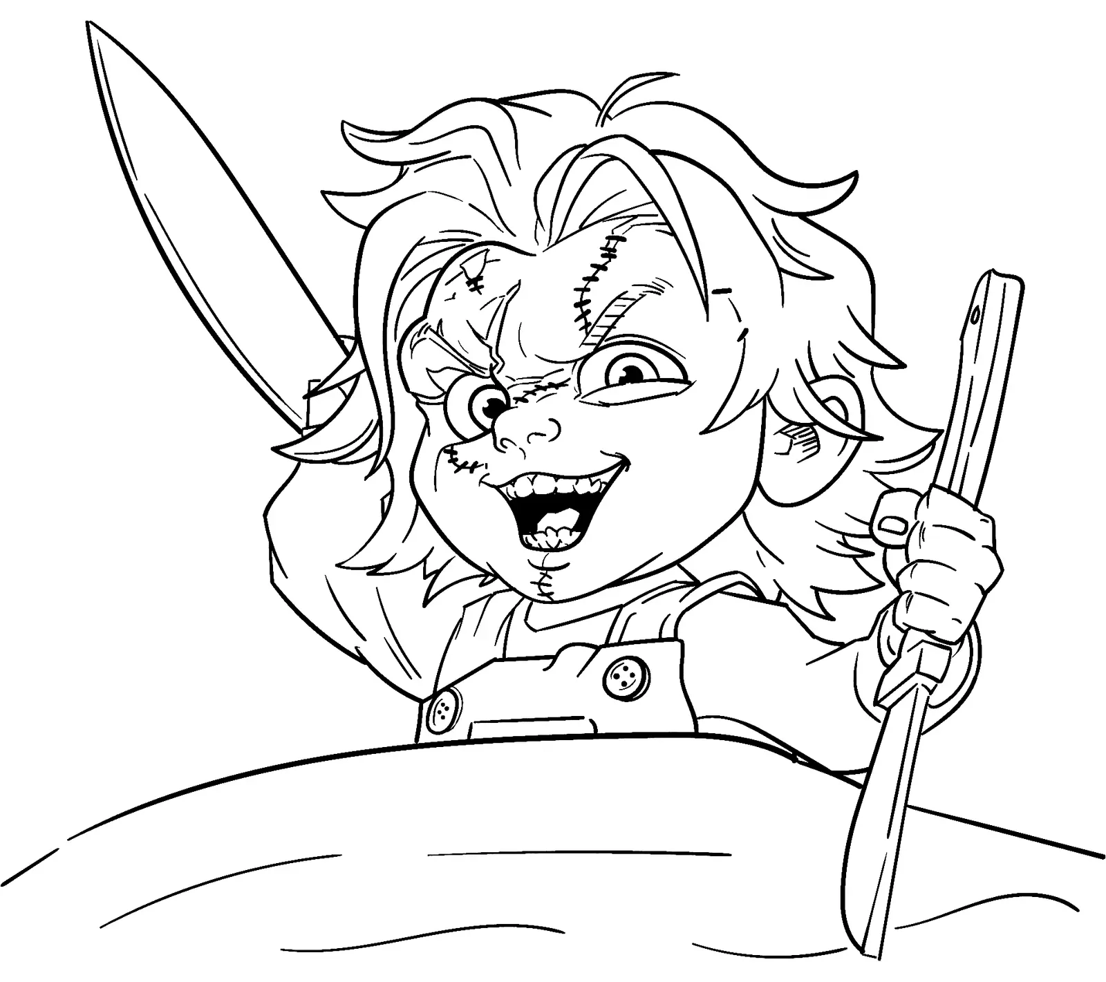 Baby Chucky Coloring Pages