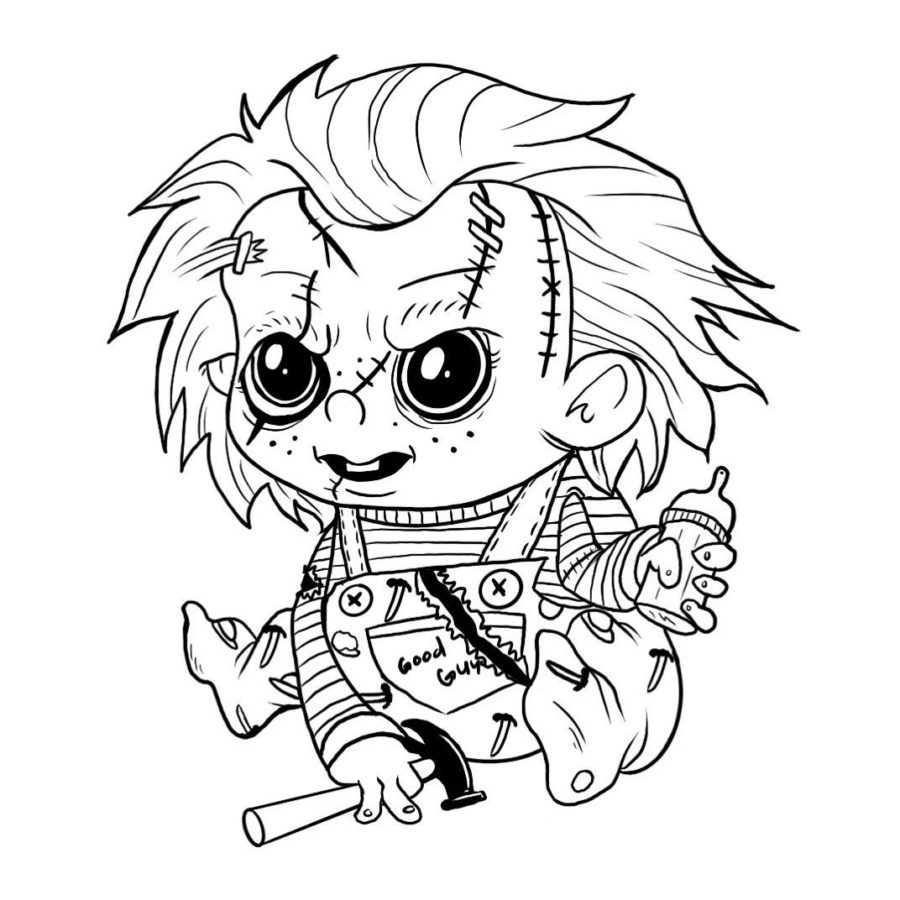 Chucky Coloring Pages